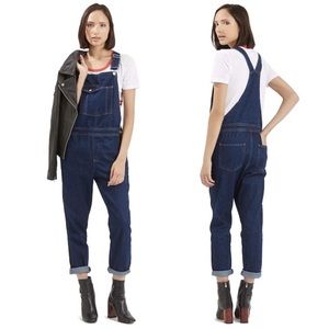 Topshop Moto Skinny Denim Overalls